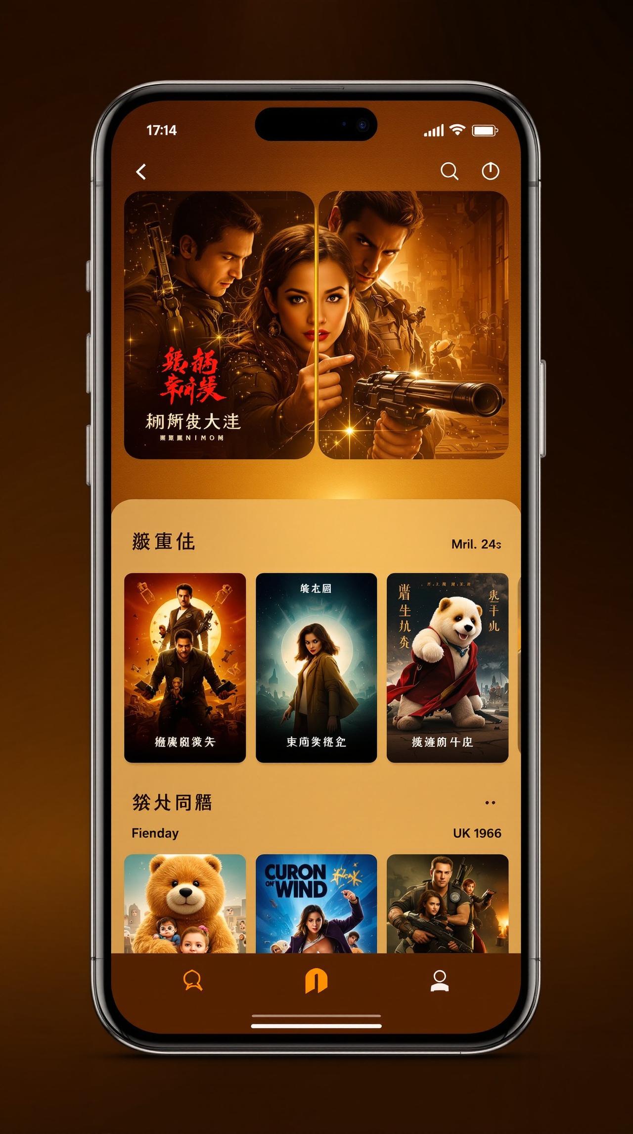三三影视APP界面预览